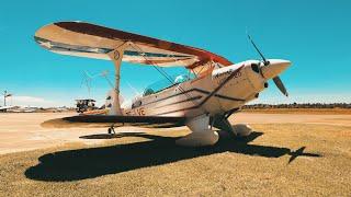 Learning to Fly Aerobatics in a Pitts S-2A