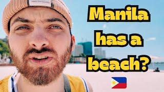 White Sand Beach in Metro Manila? New Yorker visits Manila Bay