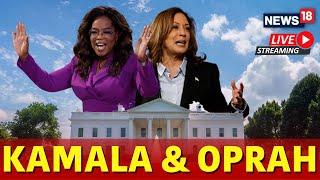 Kamala Harris Oprah Winfrey Live | Kamala Oprah Rally | Kamala Oprah Speech Live | US News | N18G