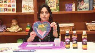 Heart Doily Craft for Preschoolers : Preschool Crafts & Activities