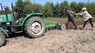 Перша пробна оранка ДТЗ5404/ Квашені помідори, полюбить той хто не любить!