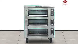 3-layer 6-tray Gas Oven | Bakery Equipment |  HLY-MS306