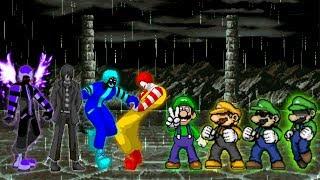 [KOF Mugen] Donald Team VS. Luigi Team