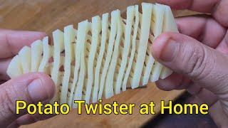 Easy Potato Twister at home | Spiral potato | Peri Peri Potato Twister | Potato Twister | Snacks