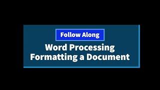 Adult Computer Literacy Tips:  Using Word to Format a Recipe