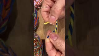 뜨개실 묶는법#yarn#crochet#tutorial#knittting#실묶는법 