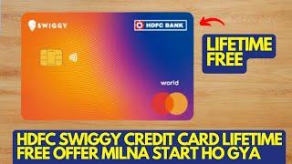 HDFC Swiggy Credit Card Lifetime Free Milna Start Ho Gya | Is Trick Se Sabko Mil Raha Hai |