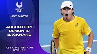 De Minaur's Demon Backhand's Made Its Way to Ken Rosewall Arena | United Cup 2025