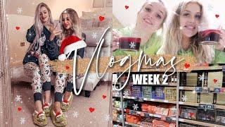 VLOGMAS WEEK 2: Christmas Food Shopping & Girls Night ft Mulled Wine 