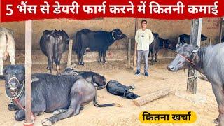 5 पशुओं से डेयरी फार्म शुरू करने में कितनी कमाई | How To Start Dairy Farming