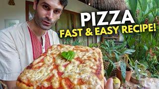 How To Make Pan PIzza at Home (full Recipe) | My Italian Husband Made Pizza