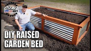 DIY Wood/Metal Raised Garden Beds