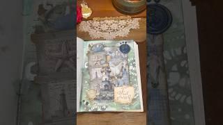 Find Yourself Beneath the Waves | ASMR Creative Journaling #artjournal #scrapbooking #asmr #short