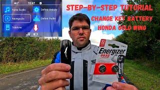 STEP BY STEP Tutorial: How to CHANGE THE BATTERY in the HONDA GOLDWING KEY