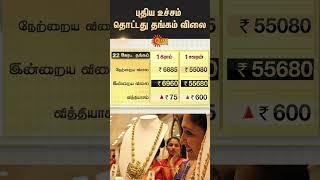 Gold Price Hiked | Gold Rate Today | Chennai | Gold Jewellery | Sun News