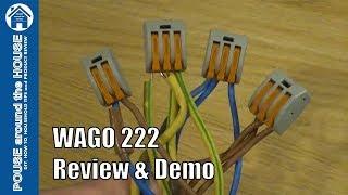 WAGO 222 connectors review and demo. How to use with WAGOBOX Junction Box.