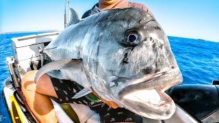 Fishing For Ocean Monsters On A Jet Ski