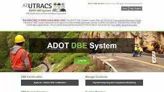 ArizonaDOT- Business Coach: How to Report Payments