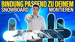 Bindung (Winkel) passend zu deinem Snowboard montieren #tutorial