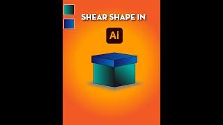 How to Shear Shape in illustrator #illustrator Tutorial #Ai