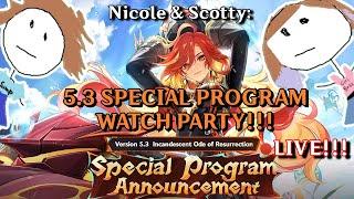 LIVE! ZZZ CHAPTER 5 WRAP UP + 5.3 SPECIAL PROGRAM WATCH PARTY!!! MAVUIKA HYPE!!! | Genshin Impact