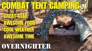 USMC Combat Tent camping