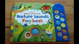 Baby's very first Nature Sounds Playbook (no sounds) - Usborne