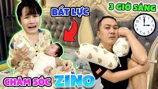 Thử Thách Chăm Sóc Zino Vào Lúc 3h Sáng - Vê Vê Channel