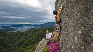 Japan climbing, Multi-pitch climbing on the Shodoshima island