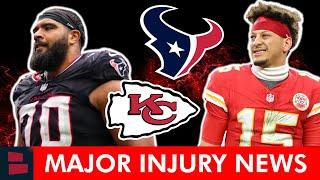 Juicy Texans Rumors: Patrick Mahomes SITTING OUT? Derek Stingley Extension? Texans O-line Fixed?