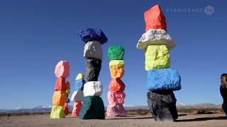 Ugo Rondinone: Seven Magic Mountains