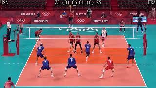 Volleyball USA - France Amazing Tokyo Olympics Full Match