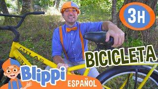 Blippi anda en bicicleta por la ciudad  | Blippi Español | Videos educativos para niños | Aprende