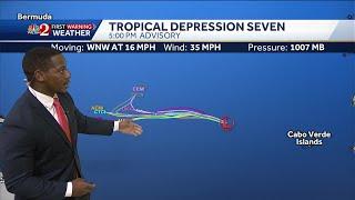 Tropical Depression 7 could become tropical storm on Thursday, NHC says