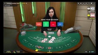 DOUBLE TRIPS IN ONE INSANE BLACKJACK SESSION!! Online Gambling