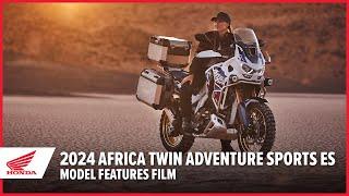 New 2024 Africa Twin Adventure Sports ES: Model Features Film