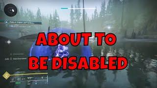 IT'S ABOUT TO BE DISABLED Aspect Unbreakable