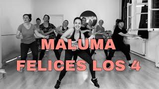 MALUMA - Felices los 4 - Zumba with Keti Zazanashvili