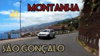 Cancela Pináculo Montanha Até São Gonçalo Funchal Estradas da Madeira Driving car Despique Portugal