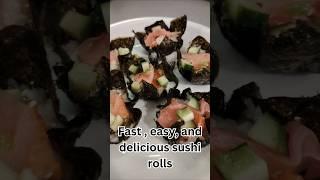 Sushi rolls #recipe #weightloss #shorts