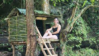 How to Make a Tree House from Girl in the Rainforest - The Beauty of the Wild Forest