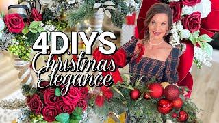 NEW!! 4 DIY CHRISTMAS GARLAND + ELEGANT DECORI Love Christmas episode 10 Olivias Romantic Home DIY