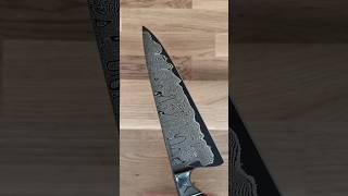 San Mai Damascus Chef's Knife (9.3") with Ironwood by Trevor Morgan