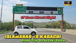 Islamabad to Karachi Road Trip On Suzuki Cultus | Khunjerab Road Trip | @thekarachiiet #byroadtrip