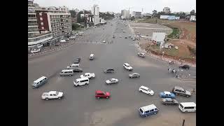 The craziest intersection in the world - Meskel Square in Addis Ababa, the Ethiopian capital.