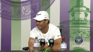 Rafael Nadal Press conference / R2 Wimbledon 2022