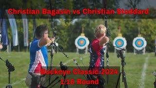 1/16 Round Christian Bagasin vs Christian Stoddard 2024 Buckeye Classic | Olympic Recurve