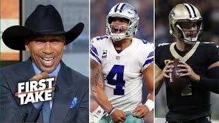 FIRST TAKE | Saints are NOTHING against Cowboys - Stephen A Smith: Dak end their Super Bowl drought?