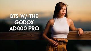 Using Off Camera Flash + Modeling Lamp for Golden Hour & Night Portraits (ft. Godox AD400 Pro)