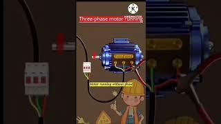 What happens when a motor loses a phase? #a2z #physics #shorts #tutorial #tips #motor #science